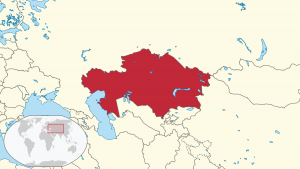نقشه قزاقستان